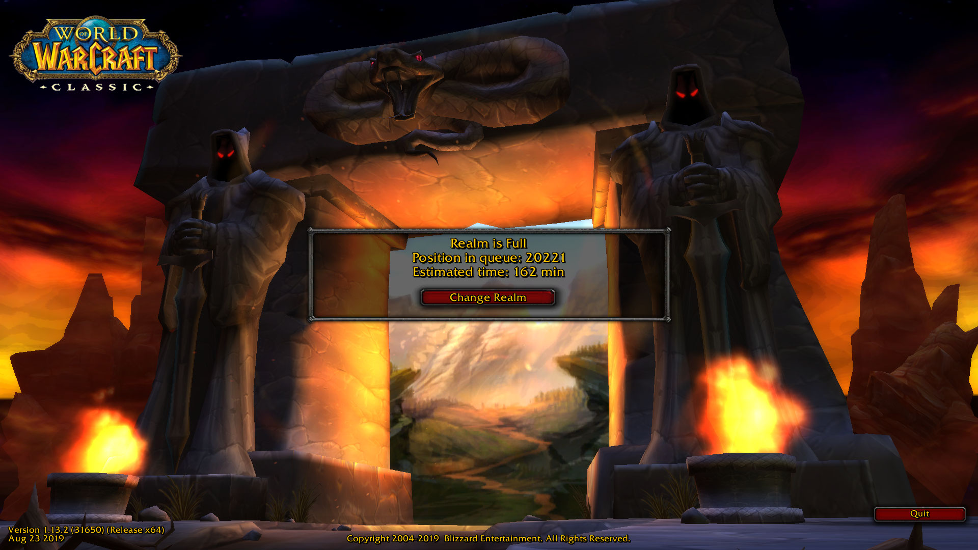 Illustration for article titled World Of Warcraft Classic's Rocky Launch Is Kind Of Nostalgic, Sure
